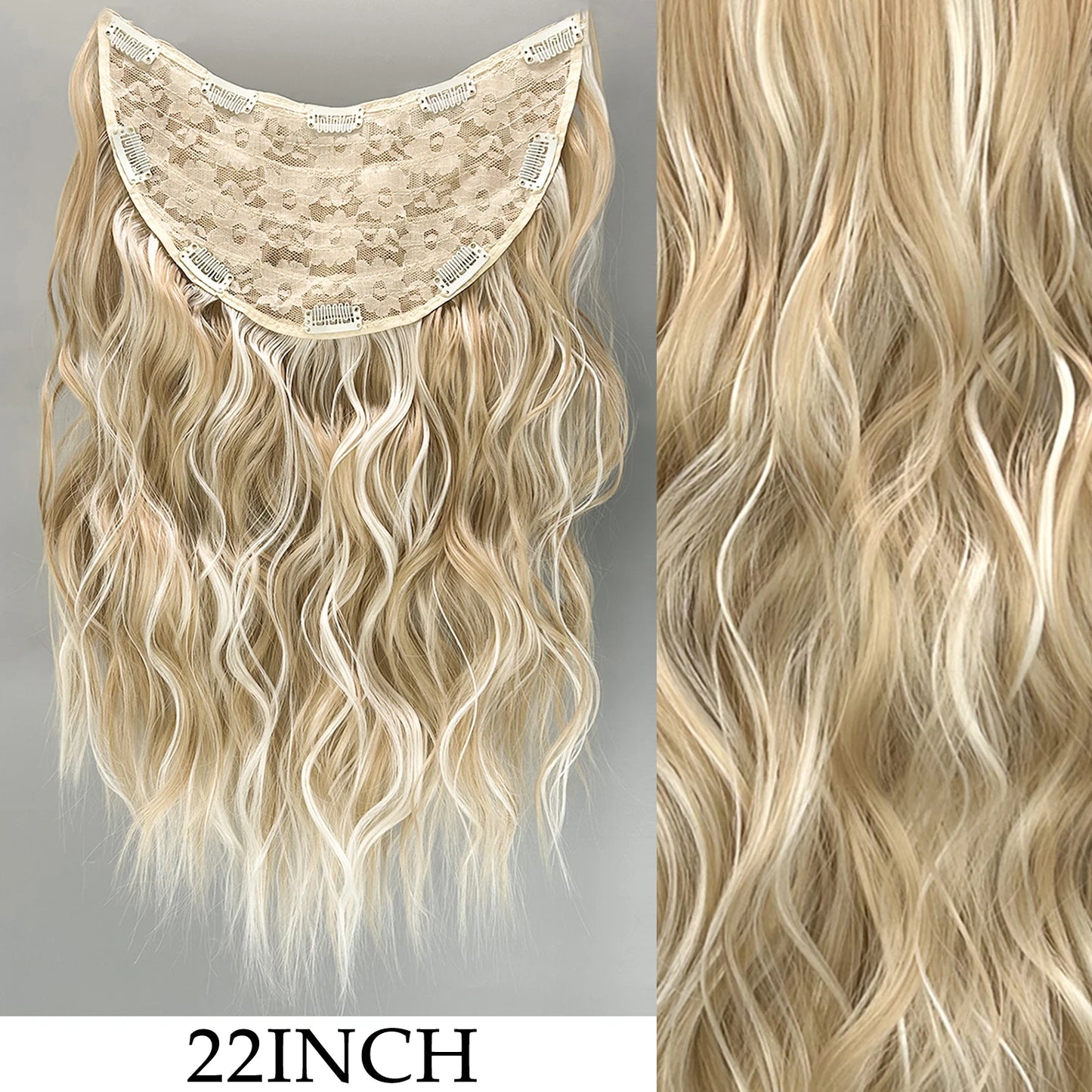 7Pcs/Set 16 Clips Hair Extension Black Long Straight Natural Hair Ombre Hairpiece Heat Resistant Fiber for Women Hairstyle