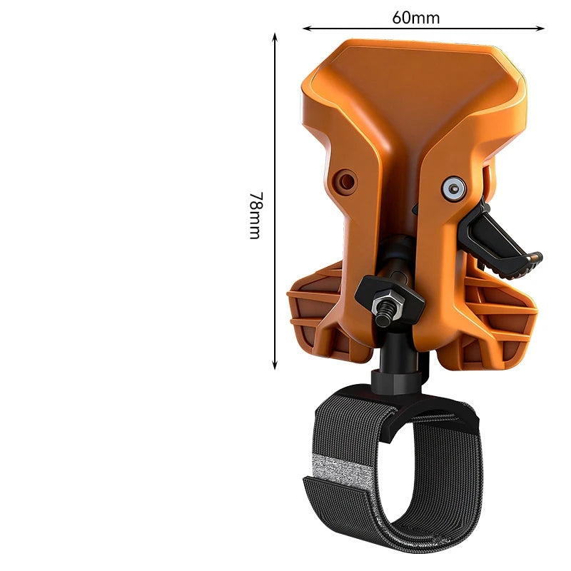High-Hardness Self-Locking Drill Holder with Belt Clip Quick Release Power Tool Waist Holster Thickened Portable Storage