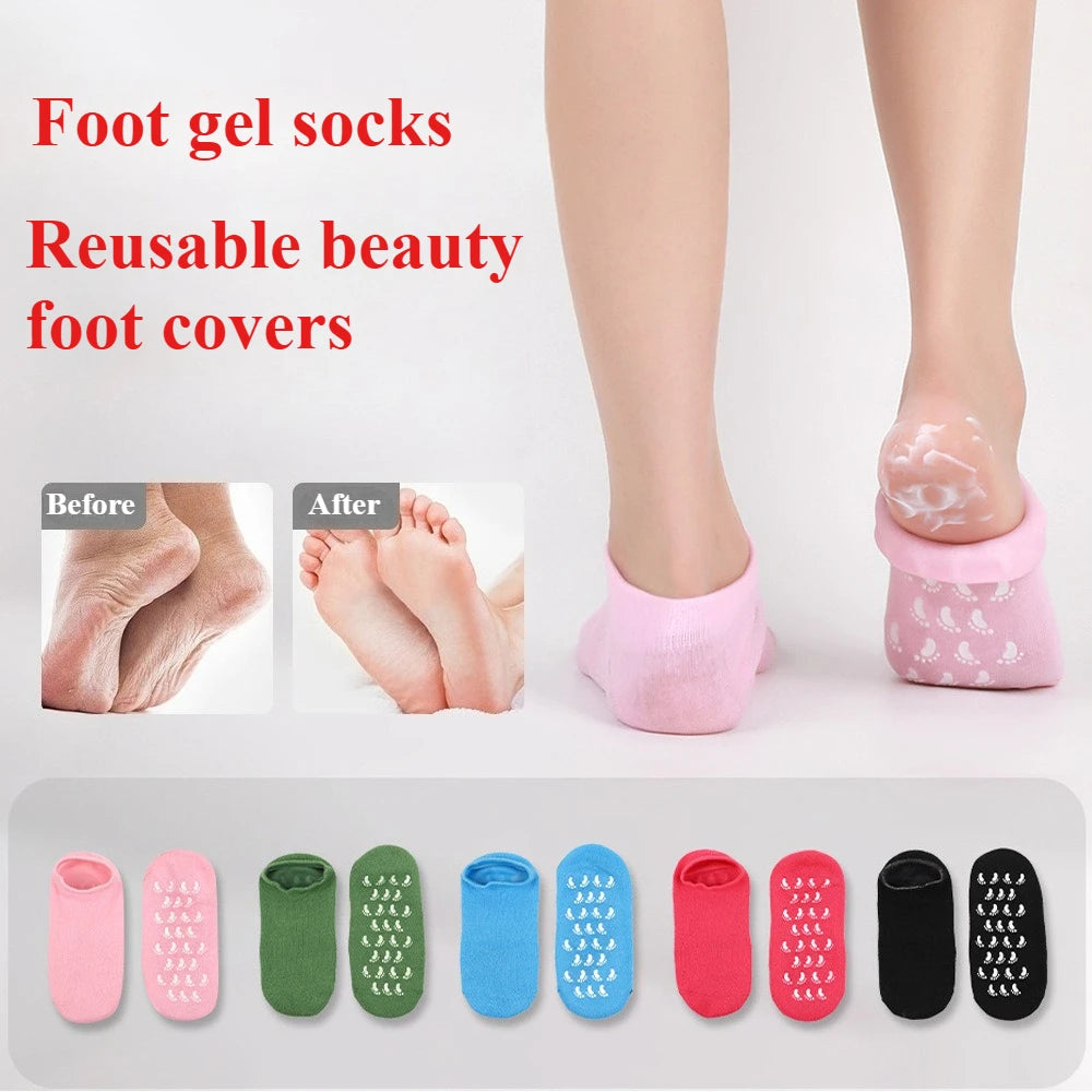 Moisturizing silicone foot socks for dry heels — view 2 of 17