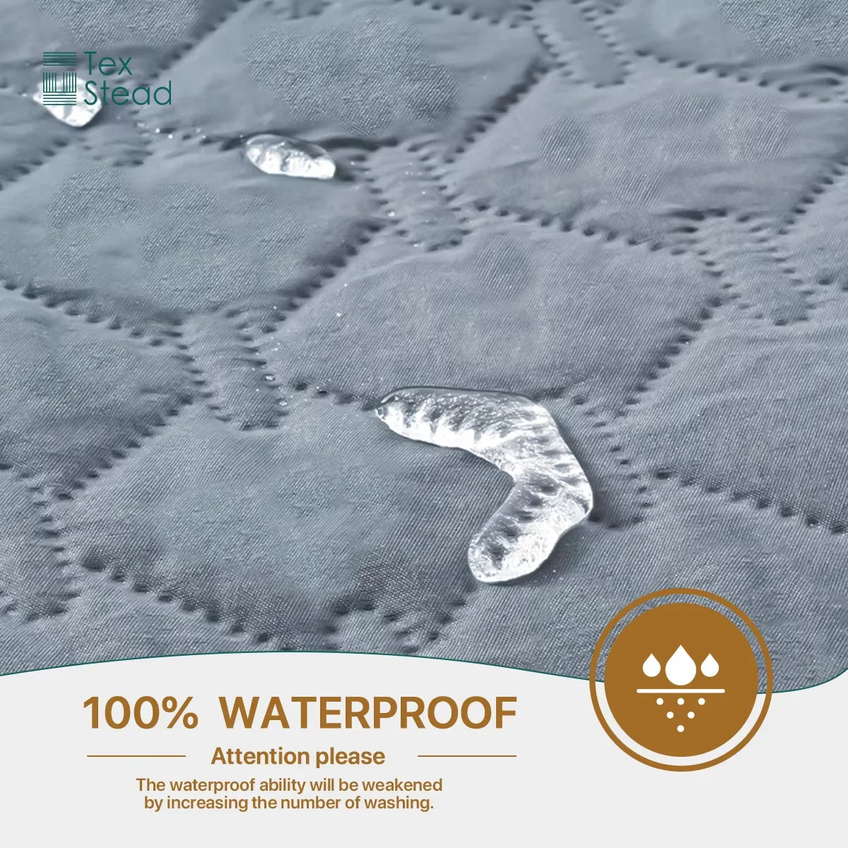 Brushed Dog Bed Cover - Waterproof Crate Pad Protector – photo 3