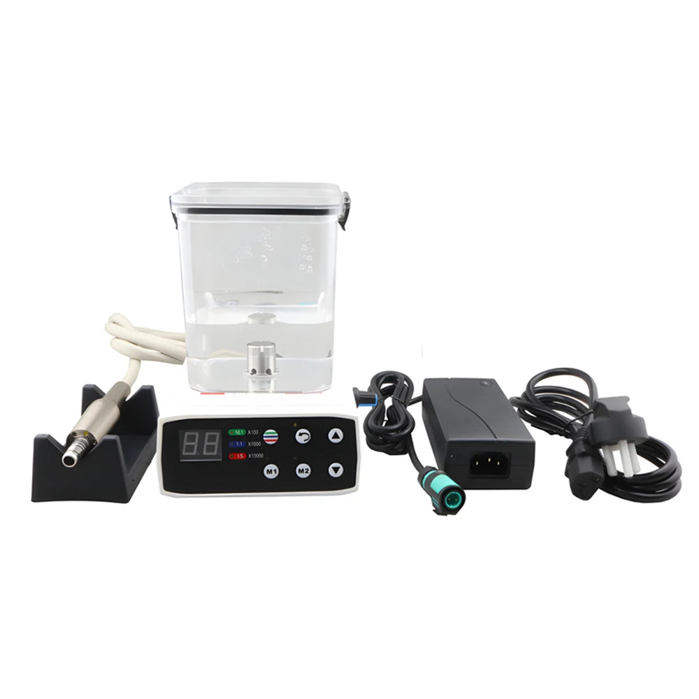 Dental Electric Motor Brushless Micromotor With Water Tank Internal Spray 2/4 Holes fit 1:1/1:5/16:1 Handpiece Dentistry Tools