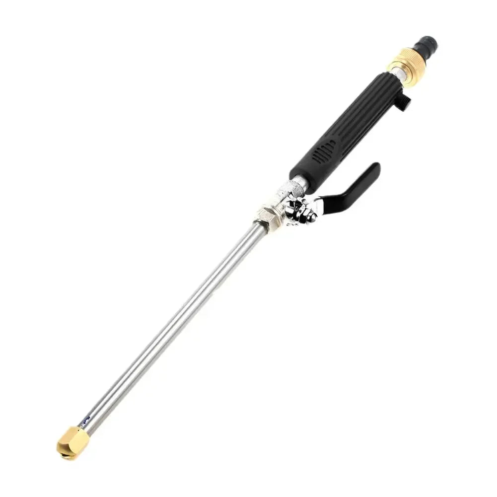 High-Pressure Garden Hose Wand – 46cm Aluminum Spray Gun with 3 Nozzles for Car Wash, Garden & Home Cleaning