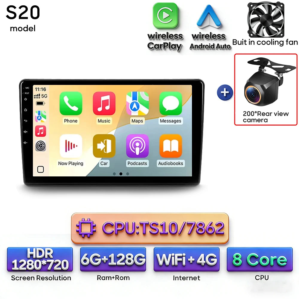 For Citroen C4 Grand Picasso 2006 - 2013 Car Multimedia Player Android 16 Radio Carplay Auto 2din GPS Navigation Stereo Video