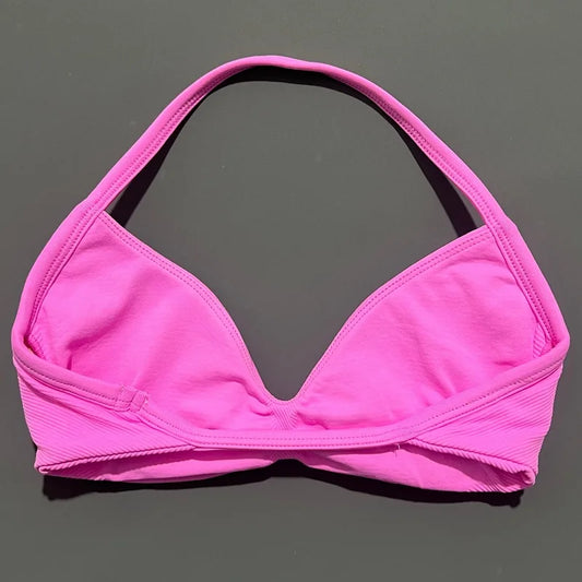 Women's High Support Strappy Sports Bra - Seamless Yoga Top - photo 6