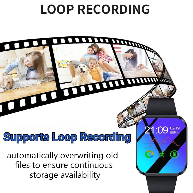 Smart Bracelet Camera — Wearable Wristband Sports Recorder