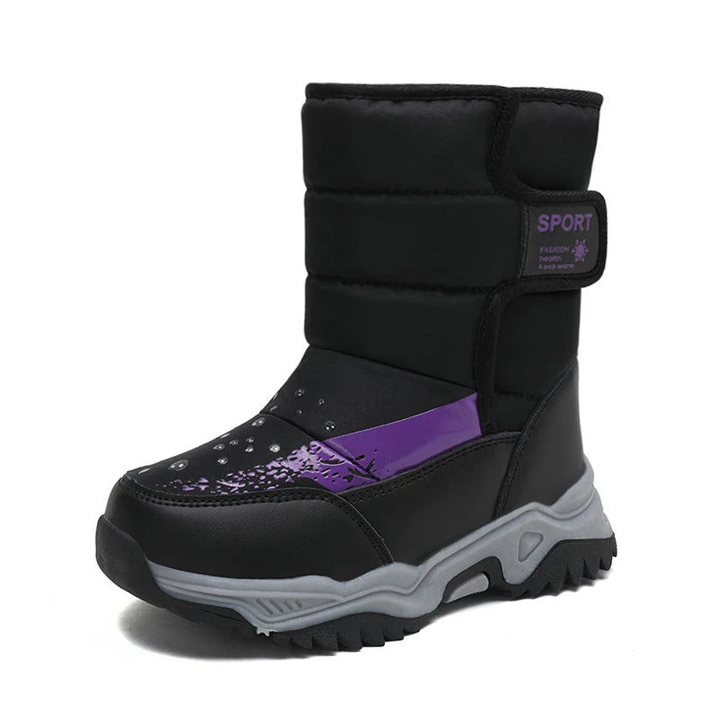 Girls Princess Snow Boots - Plush Lined High Winter Boots - photo 9