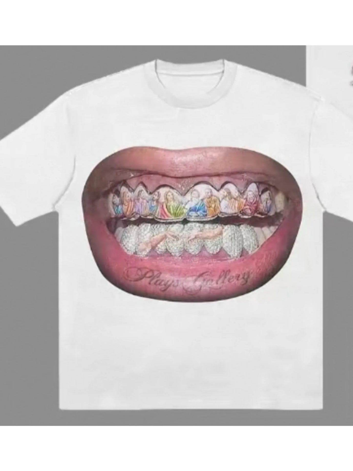 Y2K Pattern T-shirt Funny Drinking Slogan Short Sleeved Shirt Pink Eye-catching Text White Top for Women