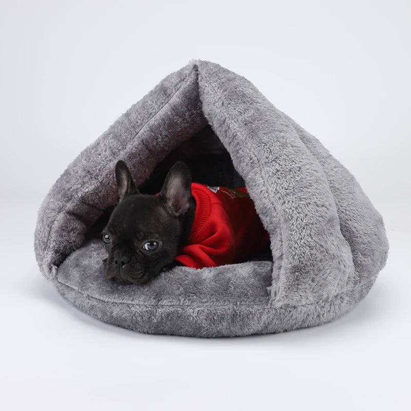 Plush Basket Dog Bed - Washable Bed for Small & Medium Pets – photo 4