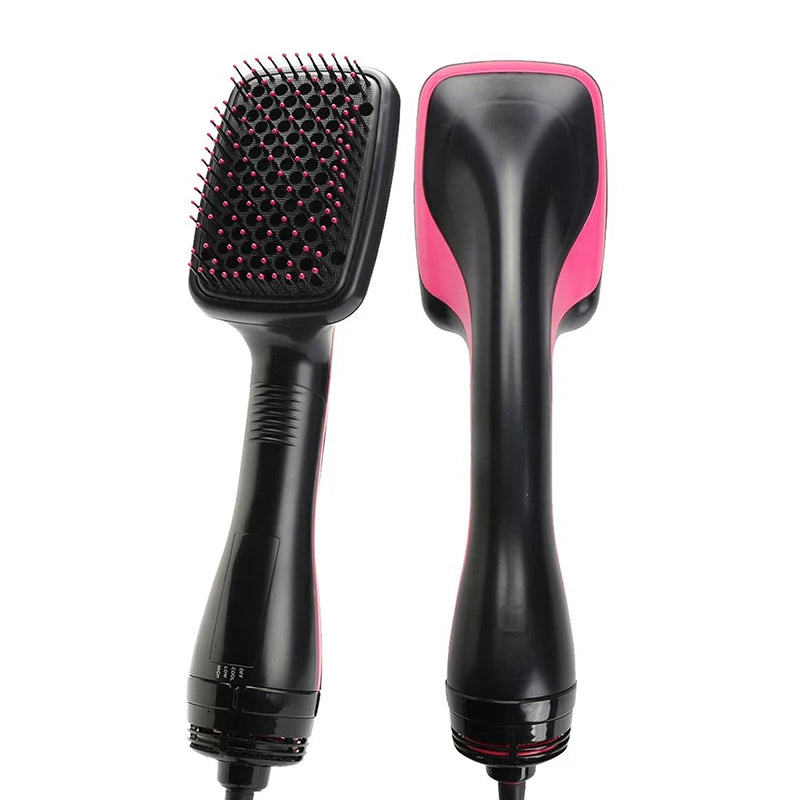 Hair Dryer Hot Air Brush Styler and Volumizer Hair Straightener Curler Comb Roller One Step Electric Ion Blow Dryer Brush