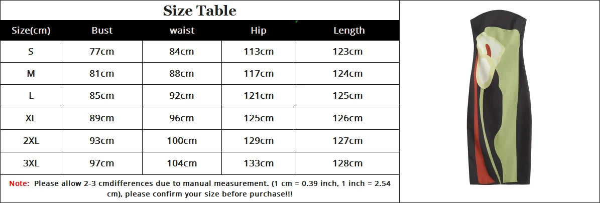 2026 Summer Women Strapless Backless Flower Printed Long Dress Women Sleeveless Off Shoulder Vestidos Plus Size S-3XL Streetwear