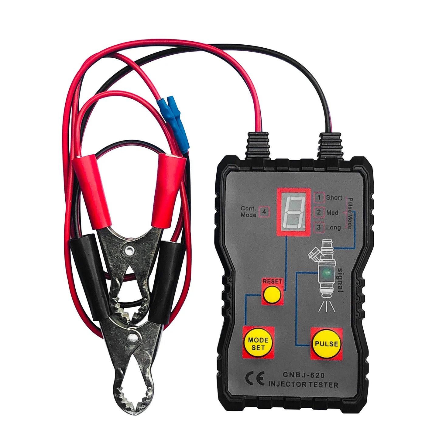 4-in-1 Car Fuel Injector Tester 4 Pluse Modes Fuel Pressure System Diagnostic Testing Tool Car Injector Cleaner Controller