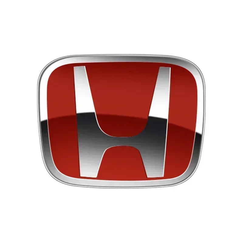 Car Hood Front Grill Rear Trunk H Emblem Logo Sticker For Honda Civic Fit Jazz Accord CRV HRV City Odyssey Passport Pilot Vezel