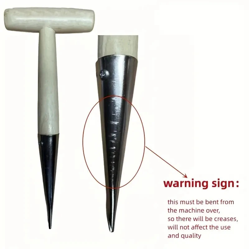Hand Sow Dibbler With Wood Handle For Sowing Seeds Transplanting Plants Planting Bulbs Digging Gardening Garden Hole Punch Tool
