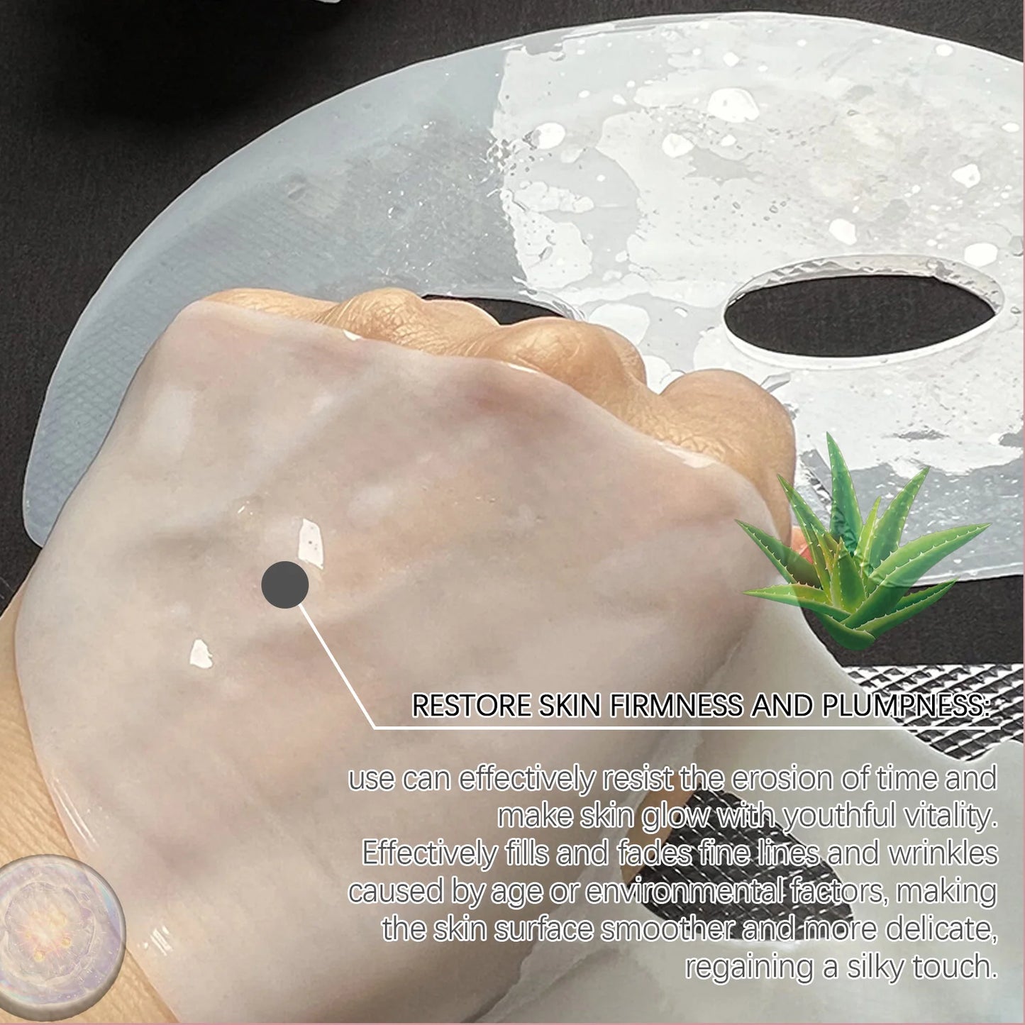 EELHOE Bio-Collagen Face Mask Shrink Pores Firming Hydrating Anti Wrinkle Whitening Brightening Easy Peel All Skin Facial Care