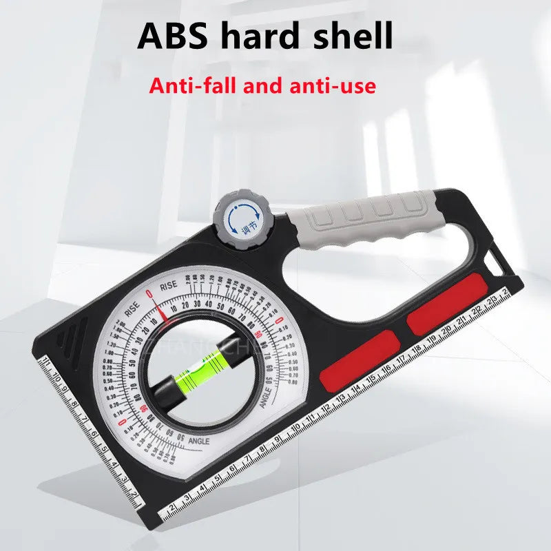 High Precision Angle Slope Measuring Instrument Magnetic Level Bubble Inclinometer Protractor Angle Finder Slope Scale Level
