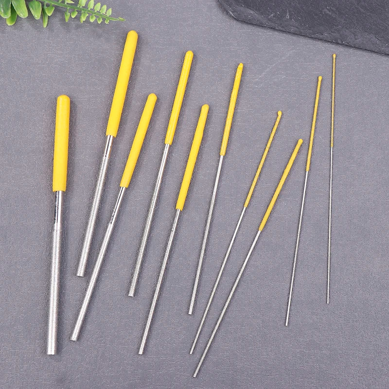 Ultra Fine Needle Files 1.0-5.8mm – Micro Hole Reamer Precision Riffler for Jewelry, PCB & Watch Repair