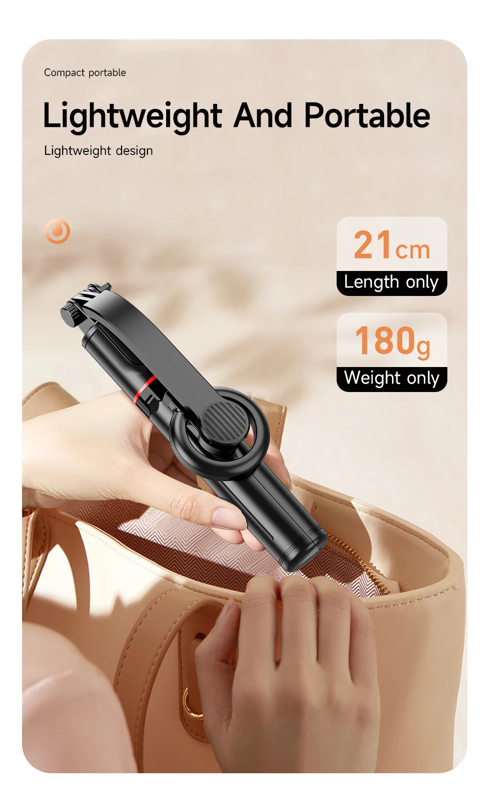 KEELEAD Magnetic Selfie Stick with Bluetooth Remote Magsafe Cellphone Tripod Stand for iPhone 14 13 12 Pro Max Vertical Shooting