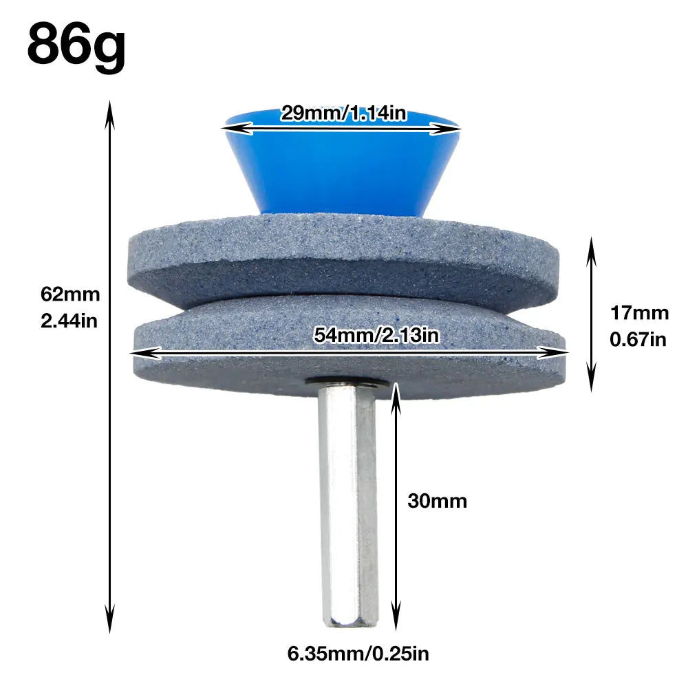Grinding Stone Electric Knife Sharpener Wind Power Mower Wear Resistant Knife Sharpener Grinding Head Tool