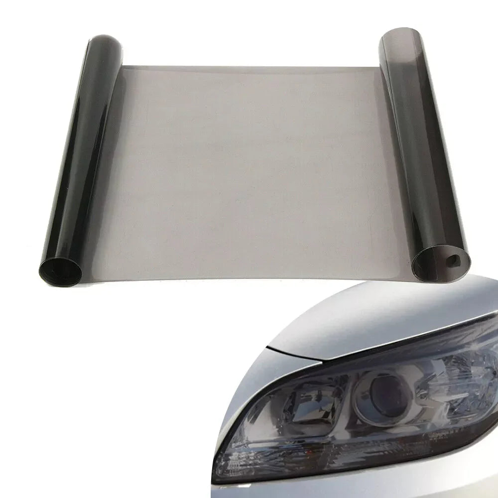 Transparent Light Black Smoke PVC Film Tint 30 X200cm Headlight Taillight Wrap Cover Film Foil Sticker Armored Film for Cars