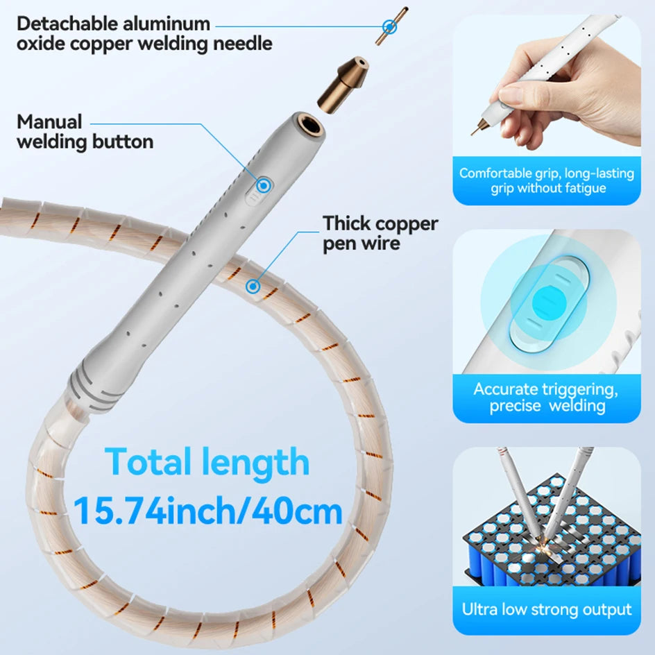 AWithZ UF20B Spot Welder Super Farad Capacitor Spot Welding Machine 18650 Lithium Battery DIY Nickel Sheet Welding Machine EU