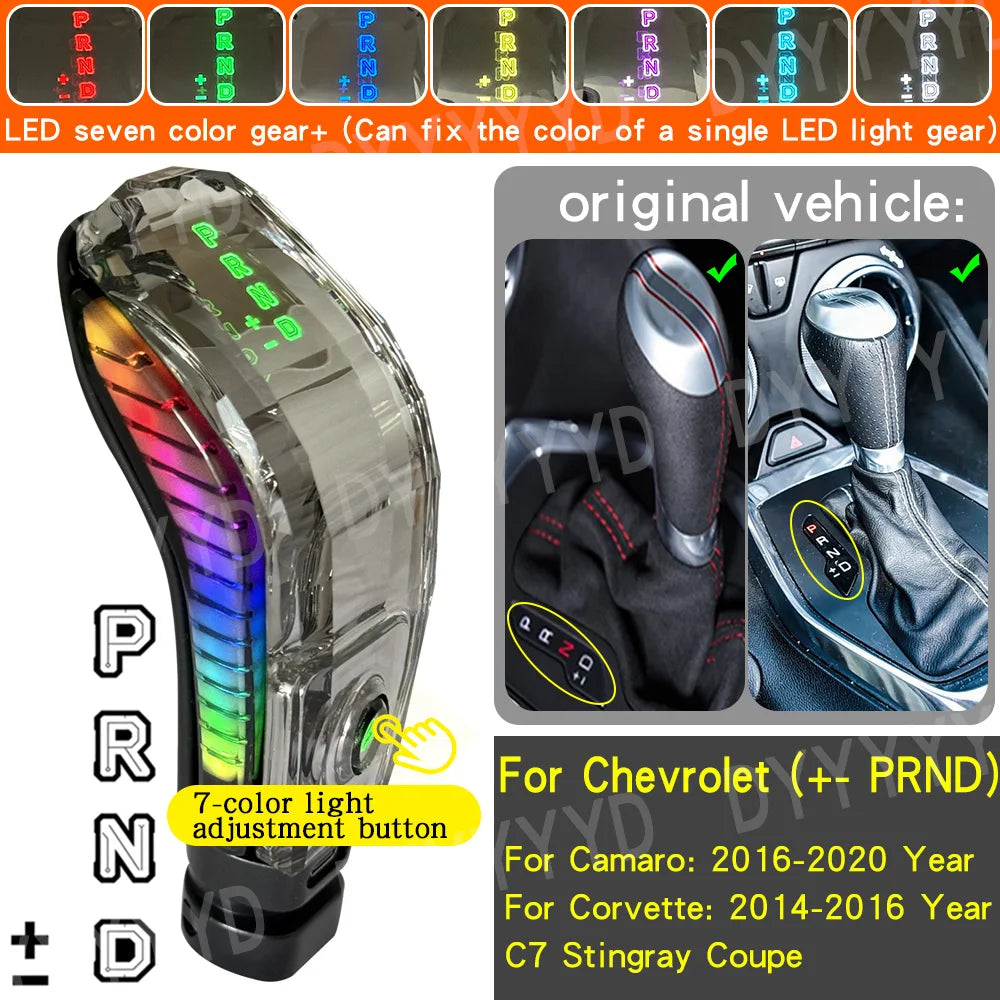 For Chevrolet Cruze Kopac Orlando Car Automatic Transmission New Leather Gear Stick Head Shift Gear Rod Shifter Gear Shift Knob