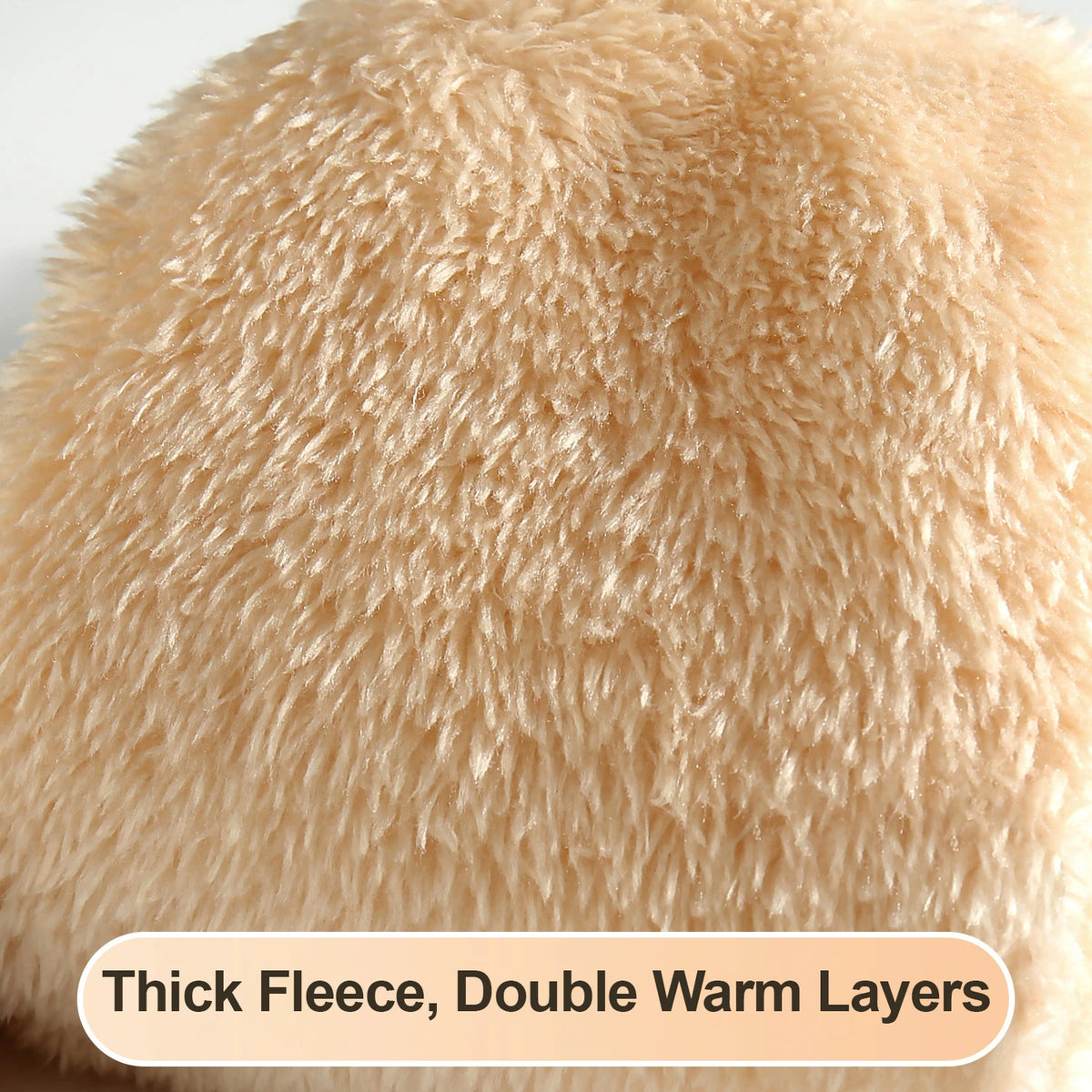 Kids Fleece Lined Knit Gloves - Winter School Gloves 6-12 Years - photo 2