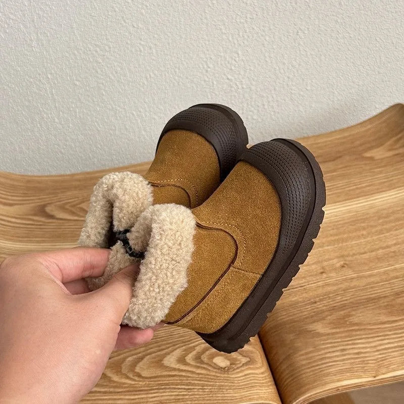Toddler Fleece-Lined Snow Boots - Warm Winter Ankle Boots - photo 6
