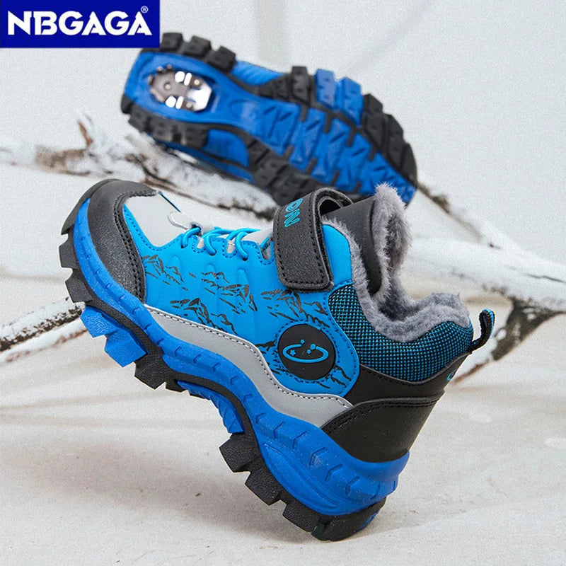Kids Snow Ankle Boots - Non-Slip Outdoor Winter Sneakers - photo 4