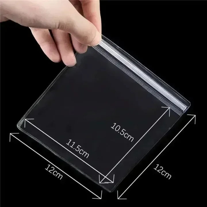 Wholesale PVC Self Sealed Bags for Jewelry Earrings Necklace Rings Storage Package Bag Organizer Dust-proof Anti-oxidation Pouch