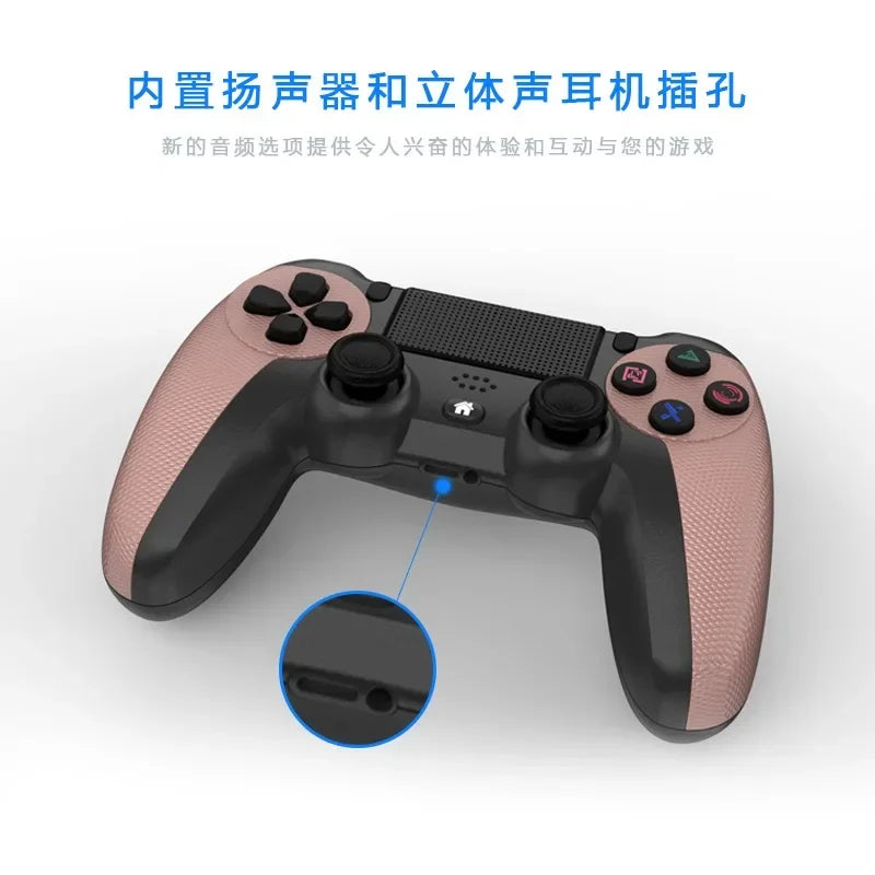Wireless Controller for PS4 V2 Playstation 4 Remote Game Joystick LED Sign Compatible with PS4 Command Console