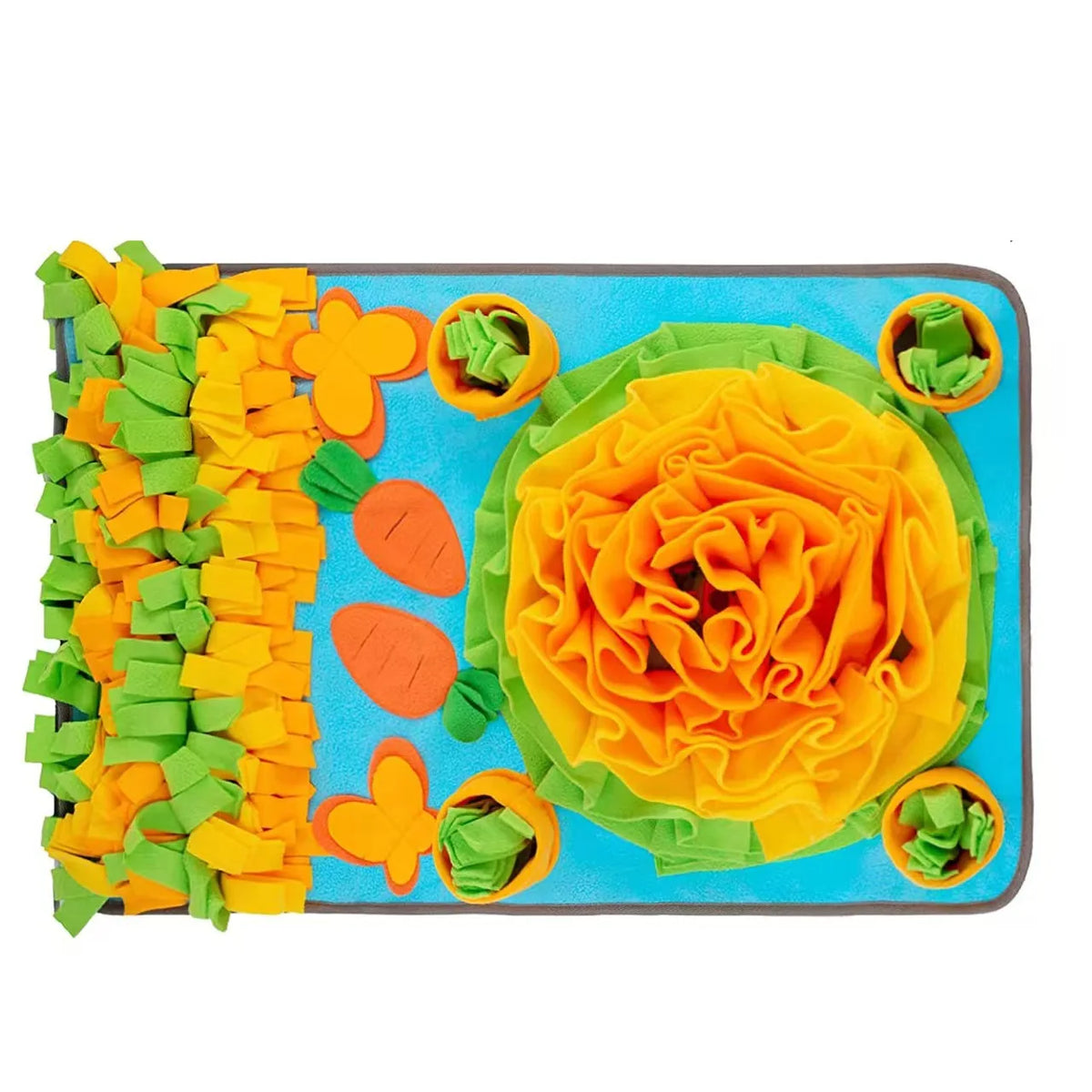 Fleece Snuffle Mat with Squeaky Toy - Machine Washable – photo 6