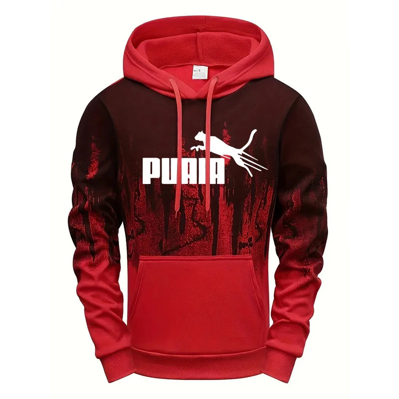 Hooded Sweatshirt and Sweatpants Outdoor Sports Jogger Suit Men's Set/Hoodie/Pants Autumn Winter Daily Casual Fashion Sportswear