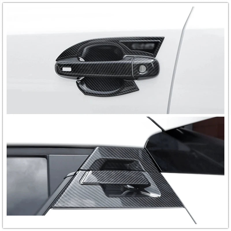 For Toyota C-HR AX10 CHR 2017-2023 Carbon Fiber Texture Window Switch Lift Panel Air Outlet Protective Cover Interior Accessorie