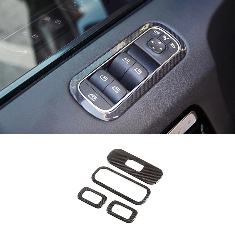 Dry Carbon Fiber Shift Panel Cover for Mercedes G-Class 2019-2023