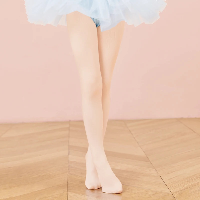 Girls High Waist 90D Soft Ballet Leggings Adult Solid Color Stockings 10 Colors Toddler Kids Dance Students School Footed Tights