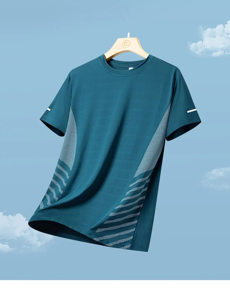 Men's quick-dry reflective running t-shirt — view 20 of 20