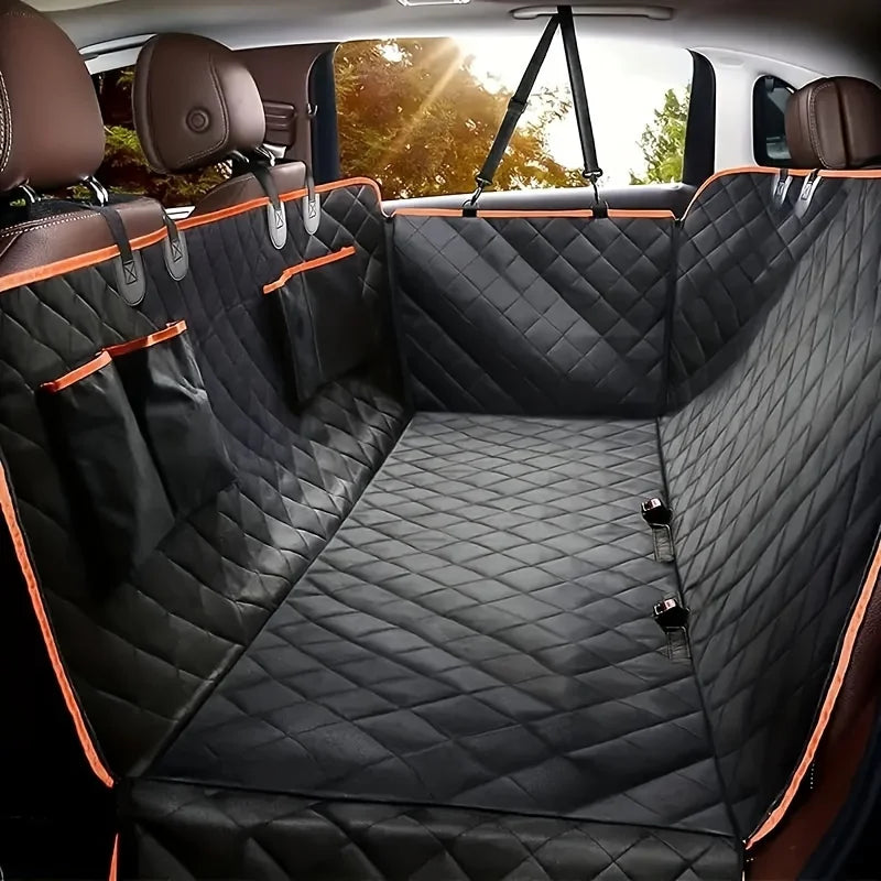Waterproof Dog Hammock Car Seat Cover - Scratch-Resistant