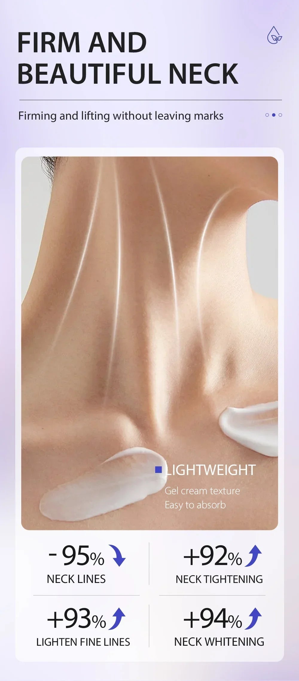 Tighten Lift Neck Cream Firming Lifting Brightens Eliminate Neck Fine Lines Neck Remove Double Chin Rejuvenation Cream Skin Care