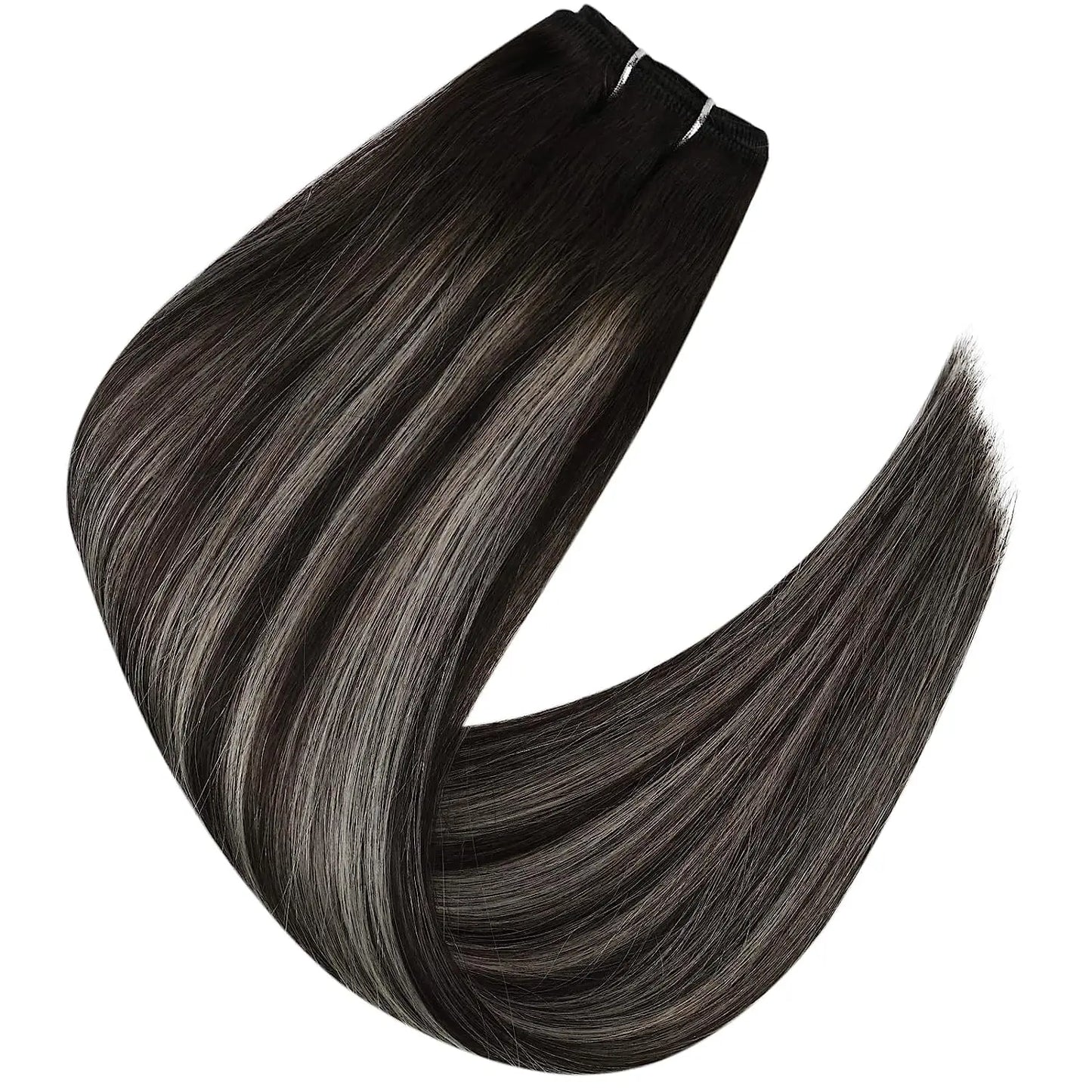 Full Shine Hair Bundles 100% Human Hair Weft Extensions Ombre Blonde Color100g Sew In Silky Straight Remy Skin Double Weft