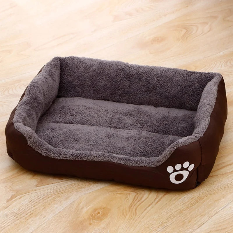 Plush Pet Sleeping Mat - Non-Slip Dog & Cat Bed, Black or Blue - photo 6