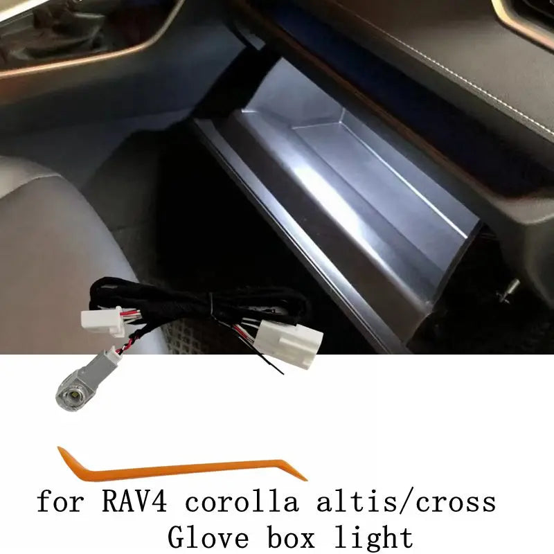 CANbus Car LED Courtesy  glove box light lamp  For toyota rav4 xa50 2019-2024 corolla altis/cross 2020-2024