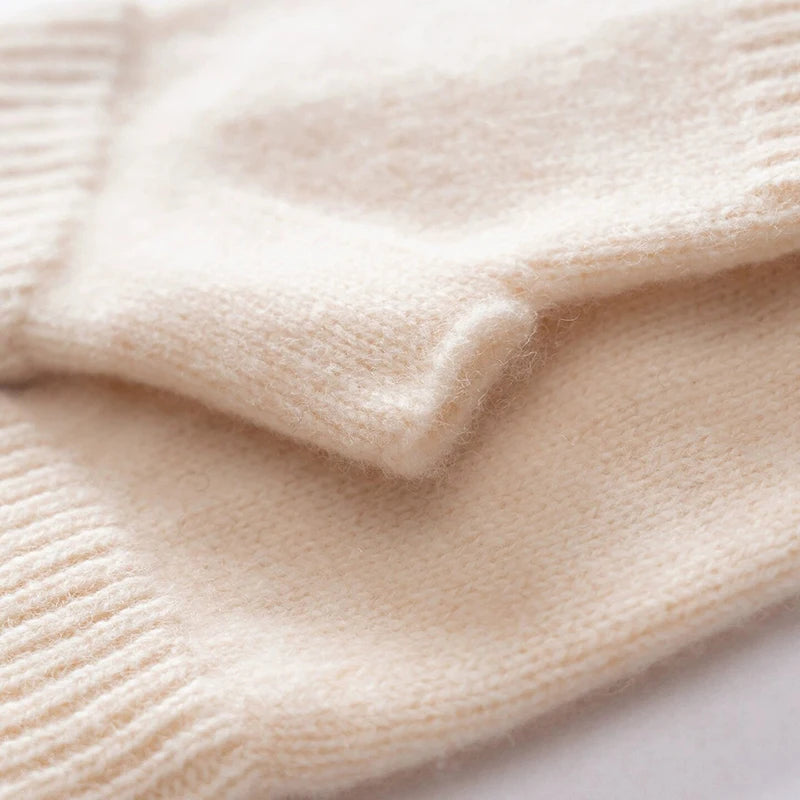 Knit Fingerless Gloves - Half Finger Winter Mittens and Arm Warmers - photo 3