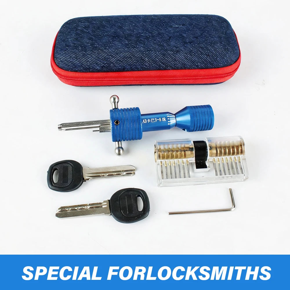 Professional KABA MUL-78 Key Decoder Tool Positive Groove AB Positioning One-Character Locksmith Tool Lock Opening Tool