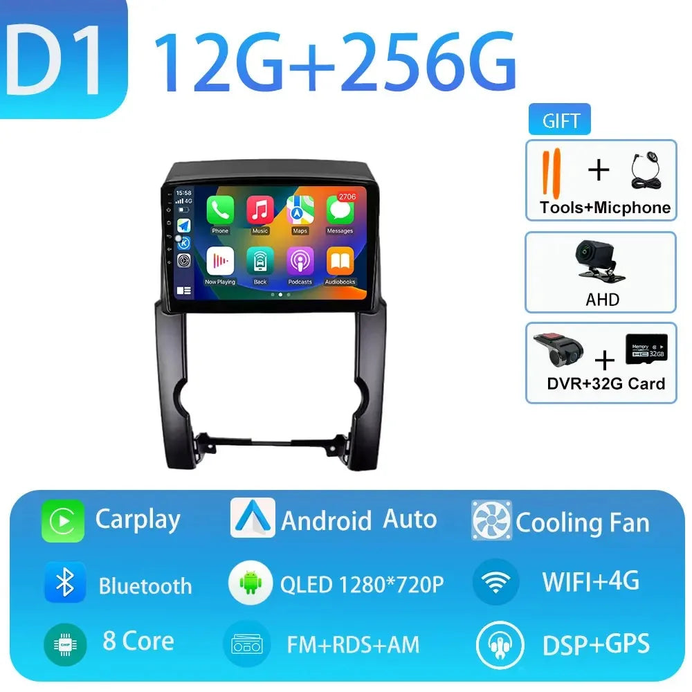 Android Car Stereo for Kia Sorento (2009–2012) — CarPlay, Android Auto, GPS, 4G, WiFi, Bluetooth
