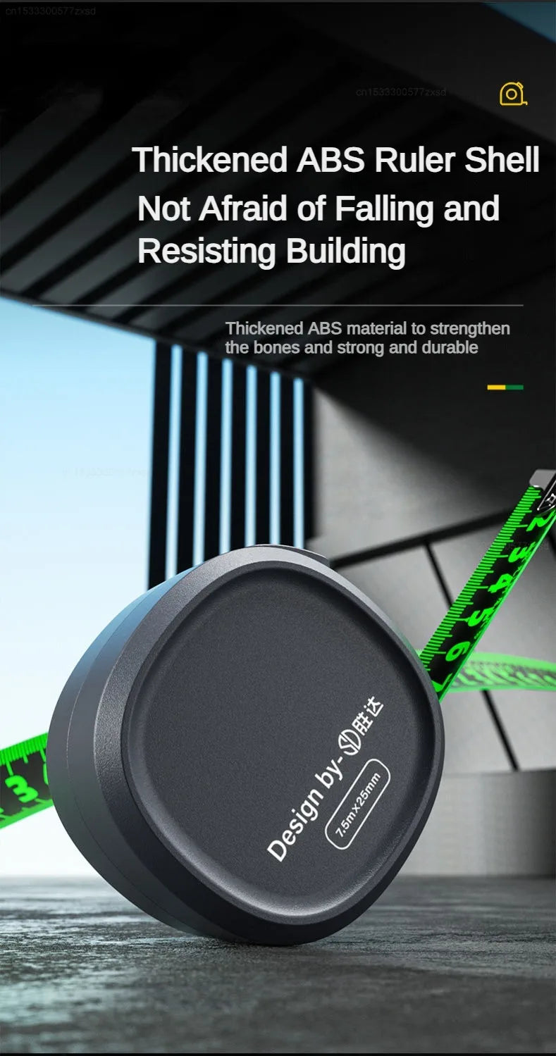 Mijia Tape Measure Self-locking Steel Tape 10m Portable Woodworking Measure Gauging Tool Retractable High Precision Meter Ruler