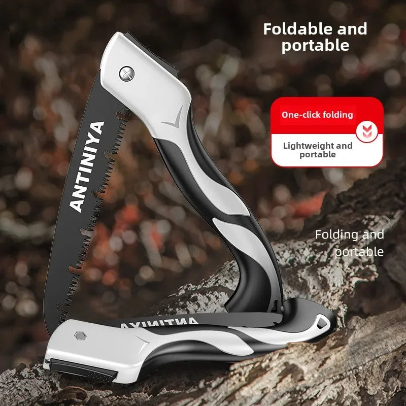 Folding Garden Pruning Saw – Portable Multi-Purpose Hand Saw for Pruning, Bonsai & Camping