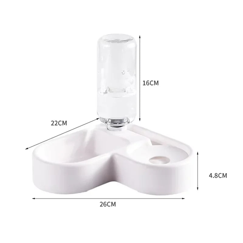 Double Pet Feeding Bowl - Moisture-Proof Food & Water Set – photo 6