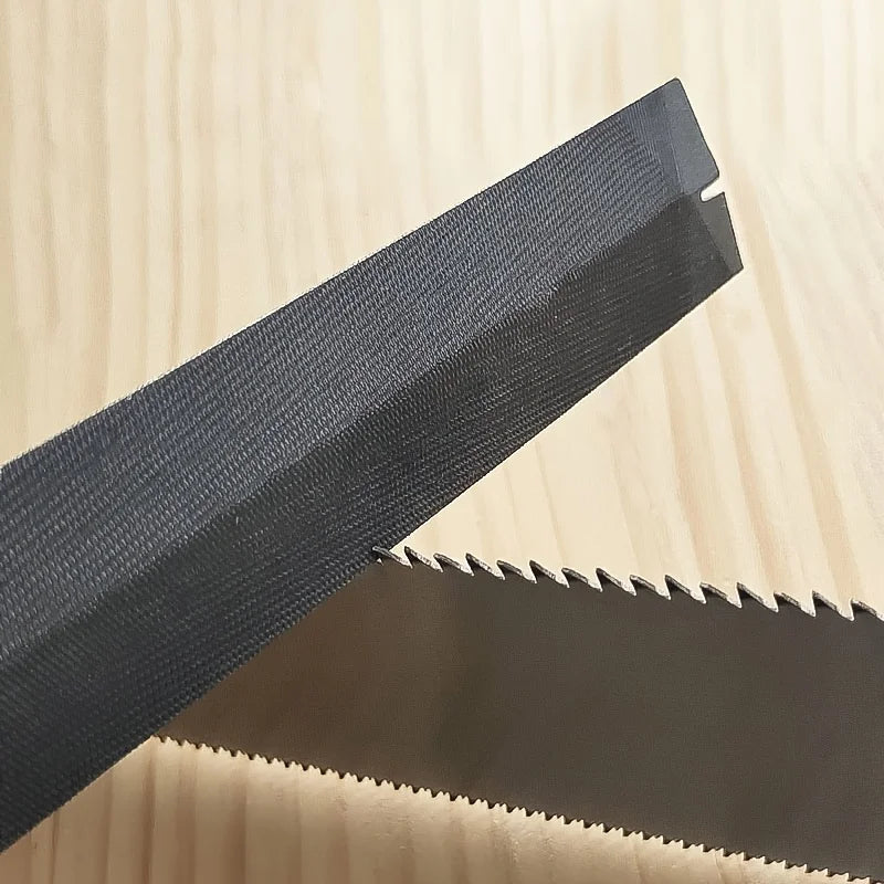 6 Inch Diamond Triangle Saw File High Hardness Bearing Steel Durable Rasp for Sharpening Saw Blade Woodworking and Metal Tools