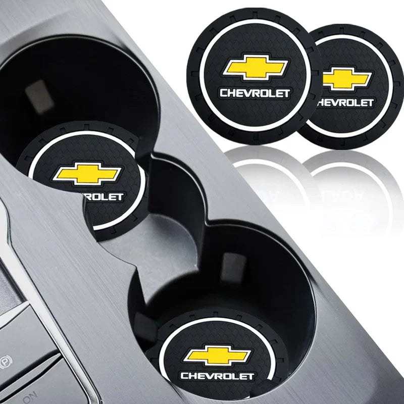 1/2pieces of anti slip rubber pads for car water bottles For Chevrolet Silverado Impala Malibu Equinox Cruze Tahoe/Suburban Aveo