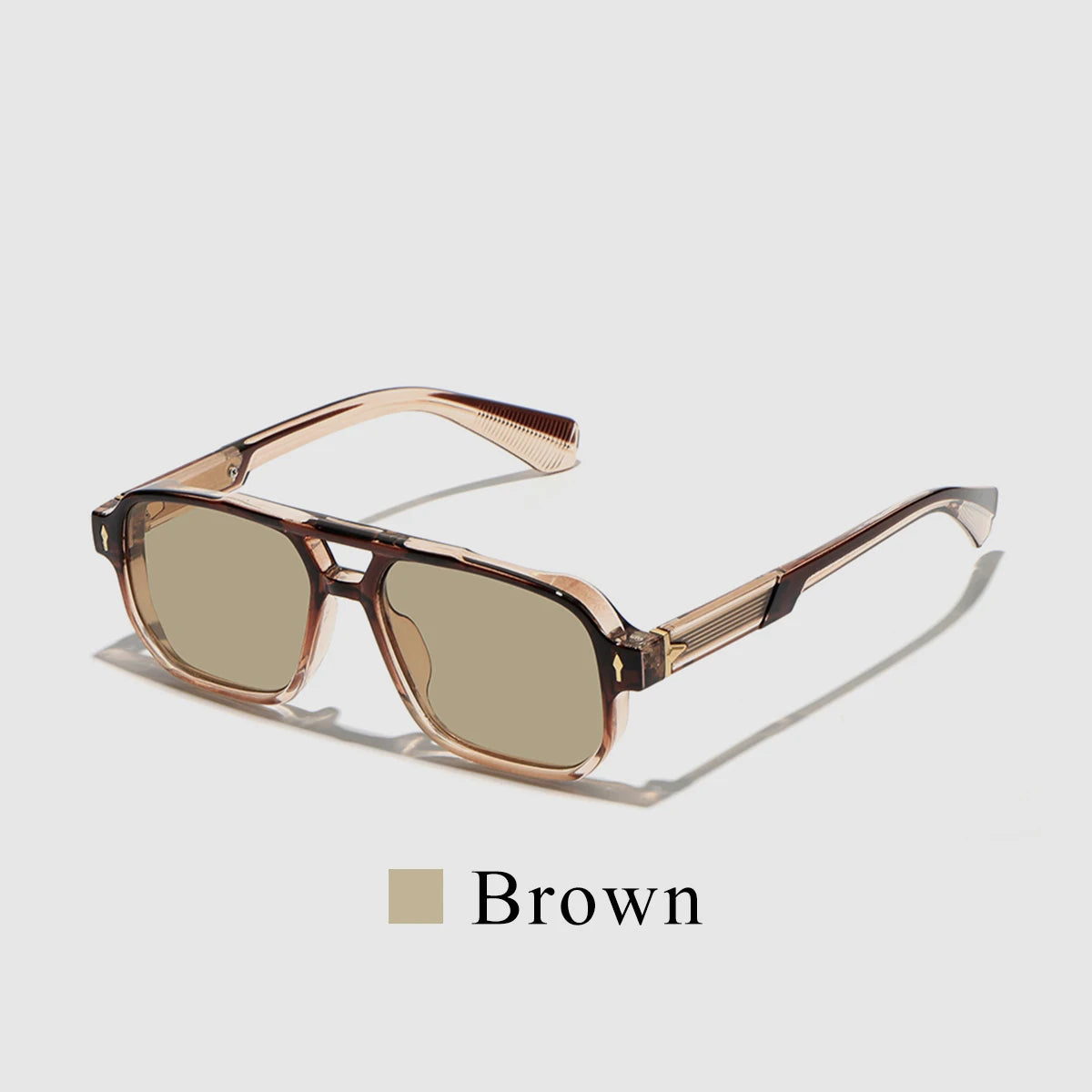 Transparent Frame Sunglasses — Retro Unisex UV400 Shades